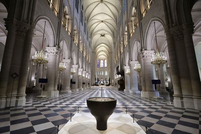 Video: First look inside renovated Notre Dame Cathedral after devastating fire