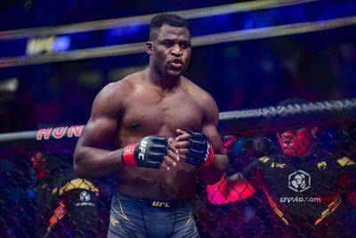 WATCH: Francis Ngannou teases Andre Onana over yellow card