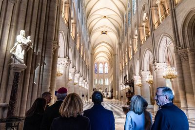 Inside rebuilt Notre-Dame Cathedral in Paris as Macron praises ‘project of the century’