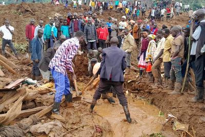 Death toll in Uganda landslides rises to 20 as search for more casualties presses on