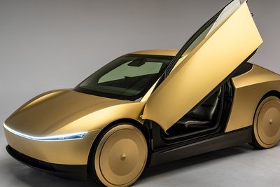 Tesla Cybercab Stuns At Petersen Museum, Catch A High-Tech Glimpse At Tomorrow's Robotaxis