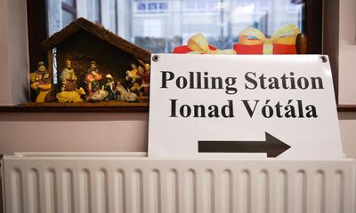 Irish election exit poll predicts even split between three main parties