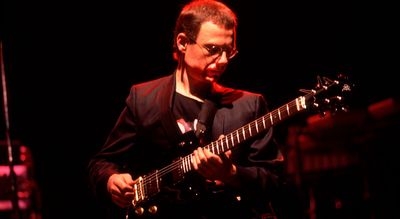 He's one of the most technically proficient of all prog rock guitarists, and his guitar parts would take several lifetimes to fully comprehend. Dare you enter the court of the Crimson King, Robert Fripp?