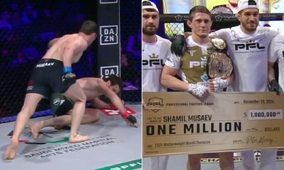 2024 PFL Championship: Shamil Musaev bludgeons Magomed Umalatov for $1 million knockout