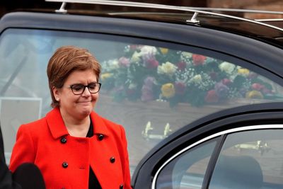 Frank, get the door: Janey Godley funeral ends with Sturgeon-parody catchphrase