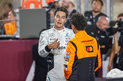 Russell frustrated by "infuriating" McLaren Qatar F1 sprint race tactics