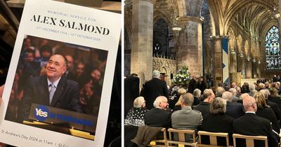 'The man o' independent mind': What it was like at Alex Salmond's memorial service