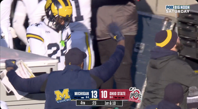 Sherrone Moore waved to Ohio State fans after Michigan upset in delightfully petty move