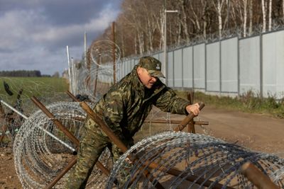 Poland Border Fence Divides Officials And Rights Groups