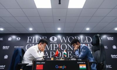 Another tight draw as Ding Liren and Gukesh D battle for world chess title