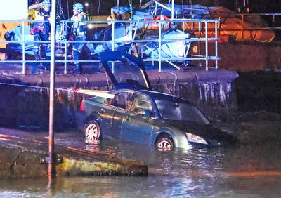 Man in his 40s dies after his car plunges into the sea on the Isle of Wight