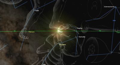 New moon December 2024: A young moon passes Venus