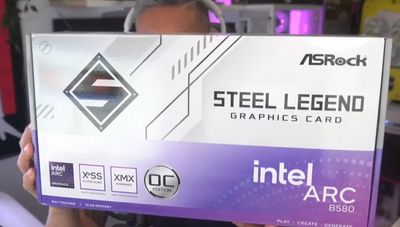 Intel Arc B580 GPU exposed by reviewer as Intel and AIBs subtly tease Battlemage's Dec 3 launch