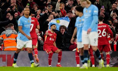 Salah seals dominant Liverpool win over Manchester City in major title race blow