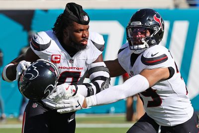 Texans LB Aziz Al-Shaair goes berserk after ejection for hit on Trevor Lawrence