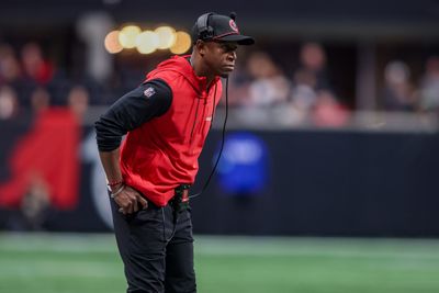 Falcons head coach Raheem Morris discusses loss to Chargers