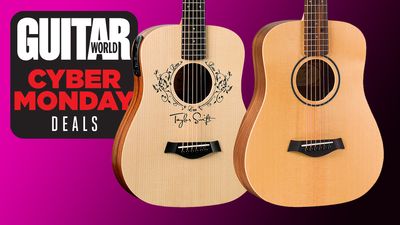 “I used to sit in the back seat of the rental car while I was on my radio tour at 16 writing songs”: Taylor Swift learned to play guitar on this acoustic – now you or a loved one can too, with $100 off her pint-sized Taylor signature for Cyber Monday