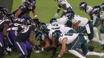 Tony Romo Notes Multiple Uncalled False Starts on Eagles' Tush Push vs. Ravens