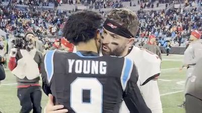 Baker Mayfield Had Heartwarming Message for Bryce Young After Panthers-Bucs OT Clash