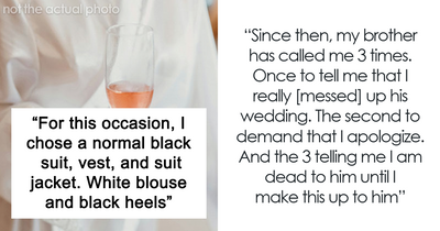 Man Tells Sister She’s Dead To Him Because Of Her Pantsuit Outfit As Her Wedding Guest Attire