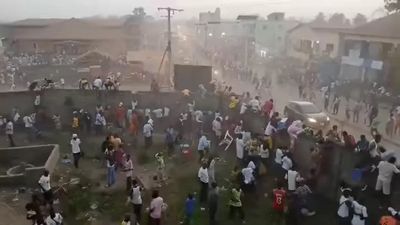 Video: Scores climb Guinea football stadium walls to escape crush