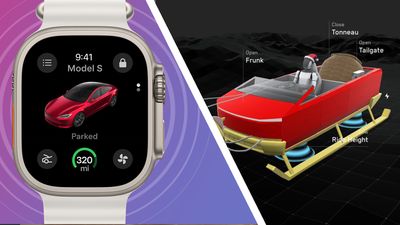 Tesla update delivers long-awaited Apple Watch app – and all-important Cybertruck Santa Mode