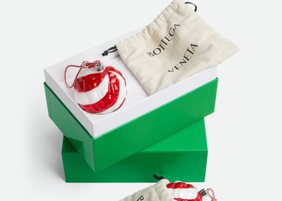 Fashionable Christmas baubles to accessorise this year’s tree, from Bottega Veneta to Loewe