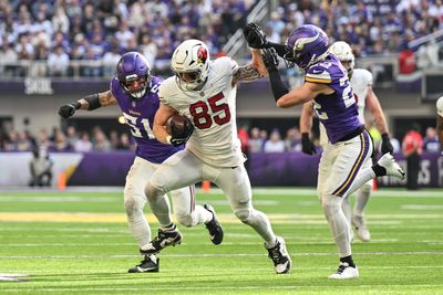 Trey McBride makes history in loss to Vikings