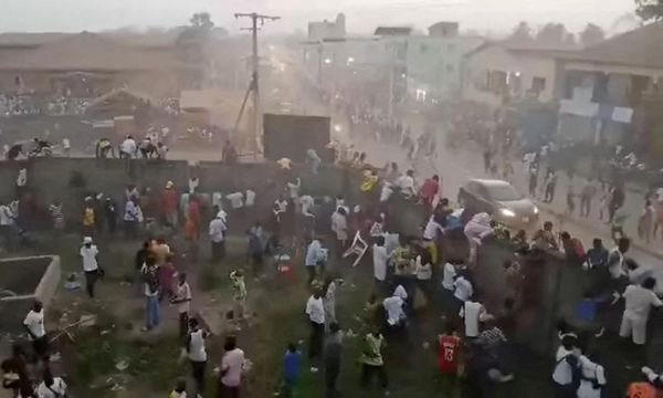 At least 56 people killed in crush at Guinea football stadium