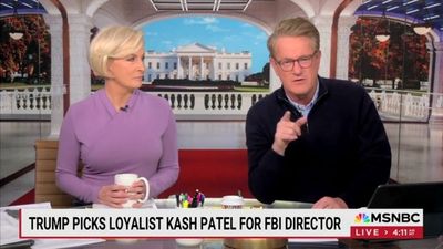 ‘Morning Joe’ plays Kash Patel’s vow to ‘come after’ media on repeat as he’s picked for FBI director role