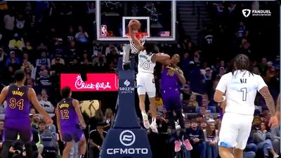 Timberwolves' Terrence Shannon Jr.'s Monster Dunk vs. Lakers Had Anthony Edwards Fired Up