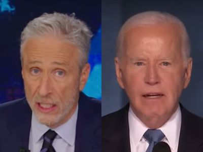 Jon Stewart thinks it’s ‘OK’ Joe Biden pardoned son Hunter – for one reason