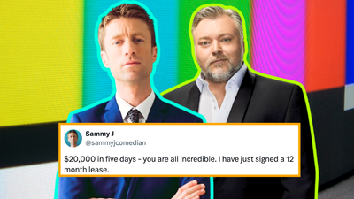 Sammy J Ends Feud W/ Kyle Sandilands By Raising $20K To ‘Pay Rent For Living In Kyle’s Head’