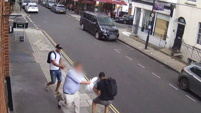 Grandfather uses takeaway bag to fight off £18,000 Rolex robbers