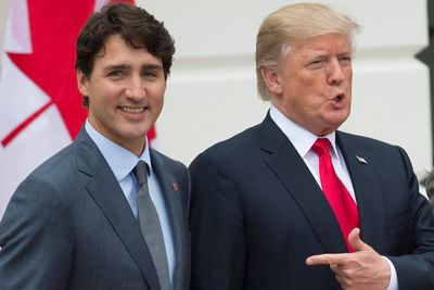 Trump Trolls Trudeau at Mar-a-Lago Meeting, Tells Him Canada Can Become '51st State' After Tariffs Kill Its Economy