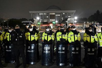 WATCH: Protesters Clash With Police After South Korean President Declares 'Emergency Martial Law'