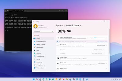 How to change power modes for performance or battery on Windows 11