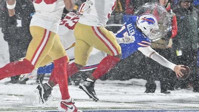 A Mic’d-Up Josh Allen Has an Awesome Reaction to His Lateral Touchdown