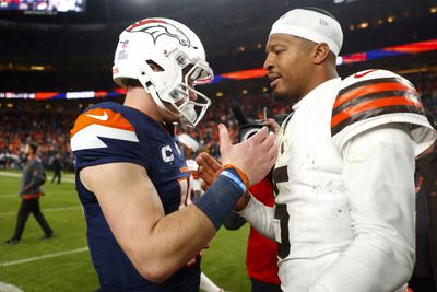 What did Bo Nix tell Jameis Winston after Broncos beat Browns?