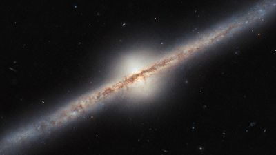 Inside the Hubble Space Telescope's 23-year-long look at a beautiful blue galaxy