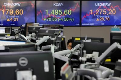 South Korea's Kospi Index Recovers After Initial Drop