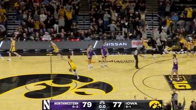 Iowa's Josh Dix Hits Electric 30-Foot Buzzer-Beater to Beat Northwestern