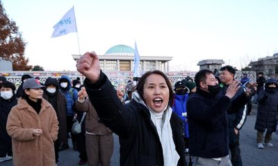 South Korea crisis: motion to impeach President Yoon submitted, say opposition parties – as it happened