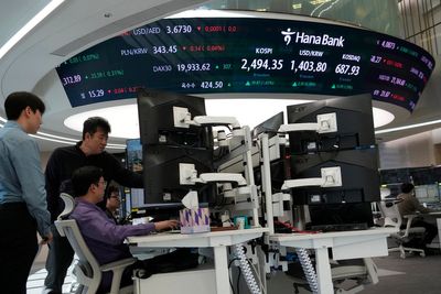 Asian stocks drop amid South Korea’s political unrest as won hits two-year low