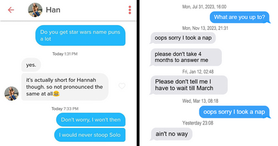 40 Funny Tinder Chats That Might Not Have Ended In Love, But Definitely In Laughs (New Pics)