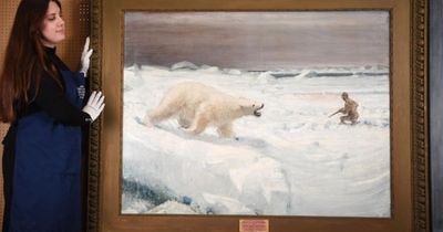 Historic painting by Scottish Antarctic explorer to fetch thousands at auction