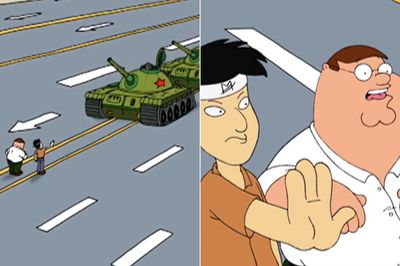 Chinese Airline Launches Investigation After 'Family Guy' Episode with Tiananmen Square Joke Shown to Passengers