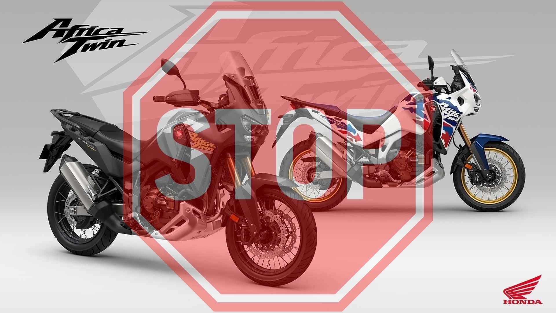 Honda Issues Recall and Stop Sale On Some Africa Twins…