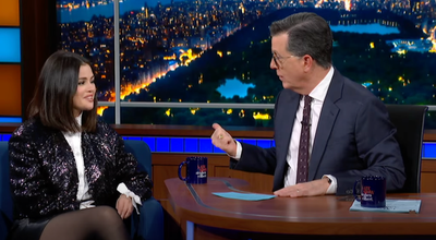 Selena Gomez blindsided by Stephen Colbert’s intense question about relationship with Benny Blanco