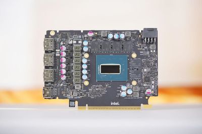 Intel's new Arc GPU naked in unsanctioned teardown pics — B580 has Nvidia Founders Edition-inspired cooler, BGM-G21 die surrounded by 20 Gbps GDDR6 memory